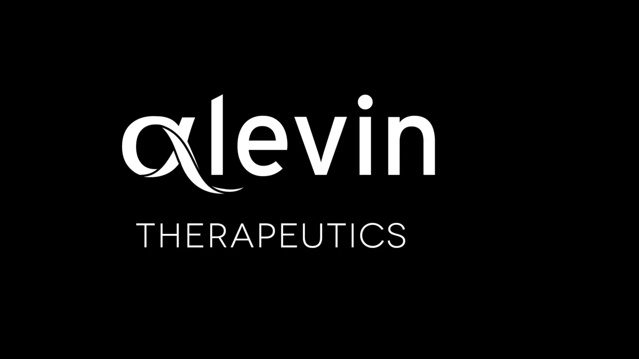 The alpha wordmark in white on black