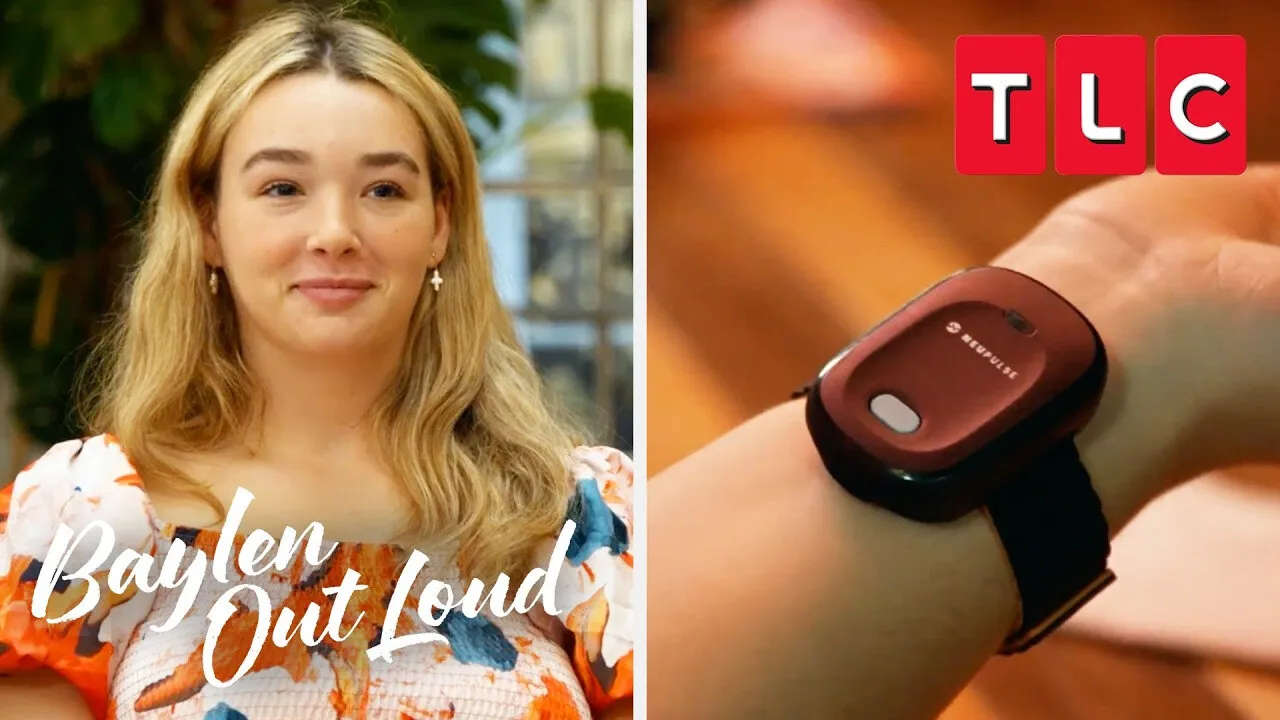 Baylen Dupree, and the Neupulse device on a wrist: the thumbnail of TLC’s Baylen Out Loud clip