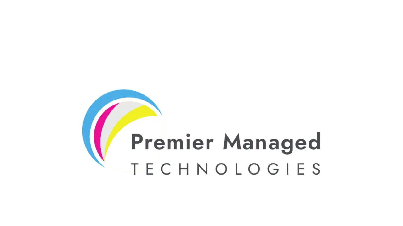 Rounder arcs with the grey cut out to white, so the space runs into Premier Managed over TECHNOLOGIES